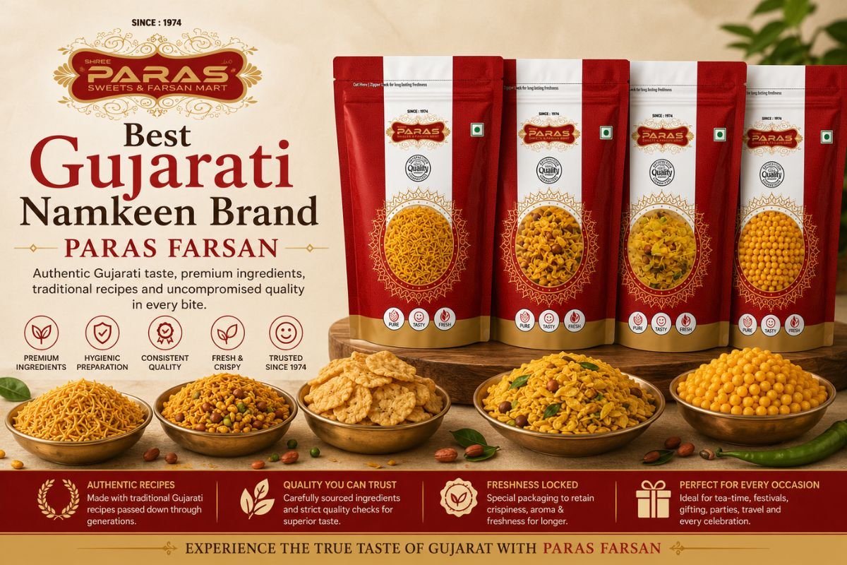 Best Gujarati Namkeen Brand Paras Farsan Best Gujarati Namkeen Brand Paras Farsan